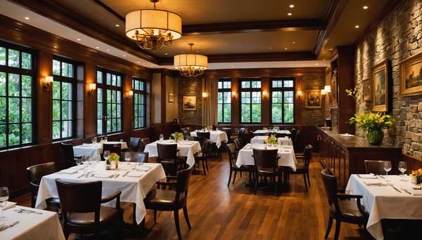 Top 5 des restaurants incontournables dans les hôtels de charme